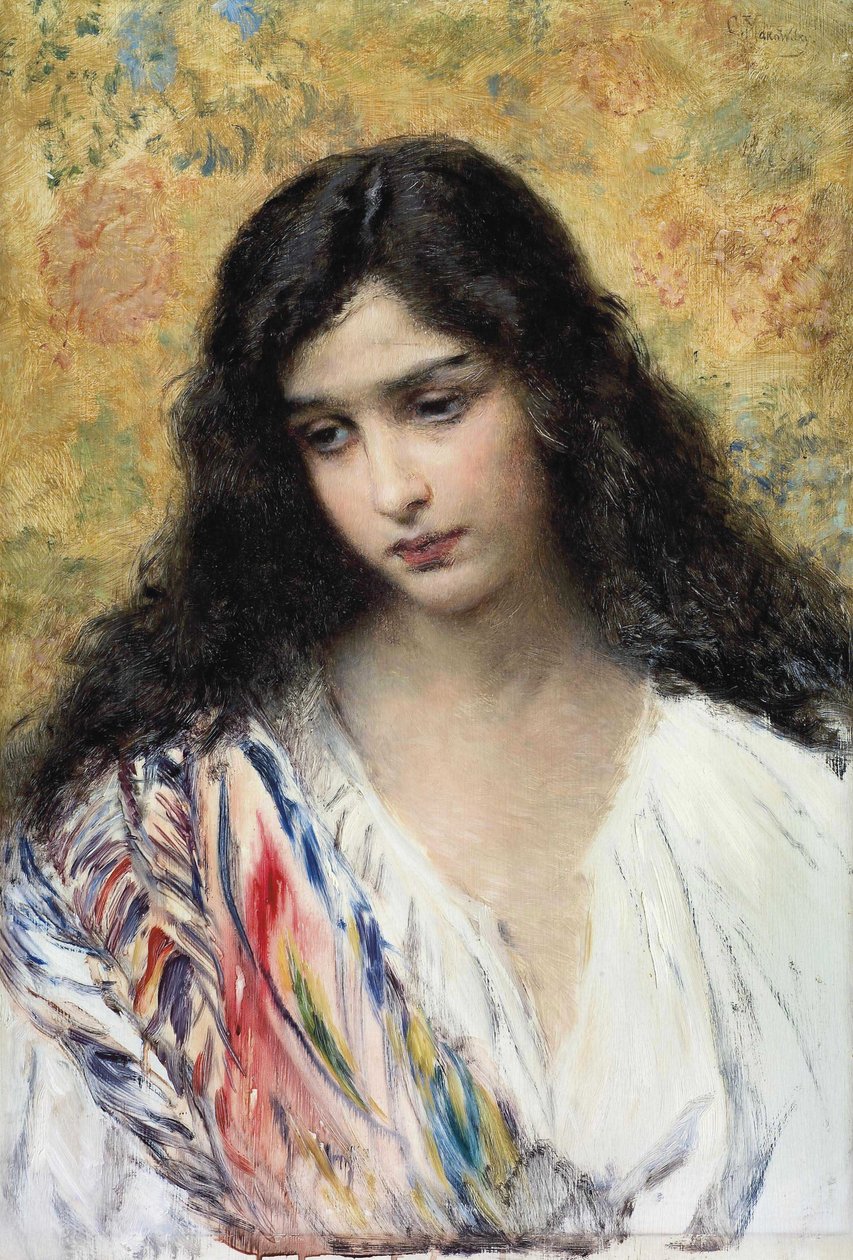Rosyjskie piękno autorstwa Konstantin Makovsky