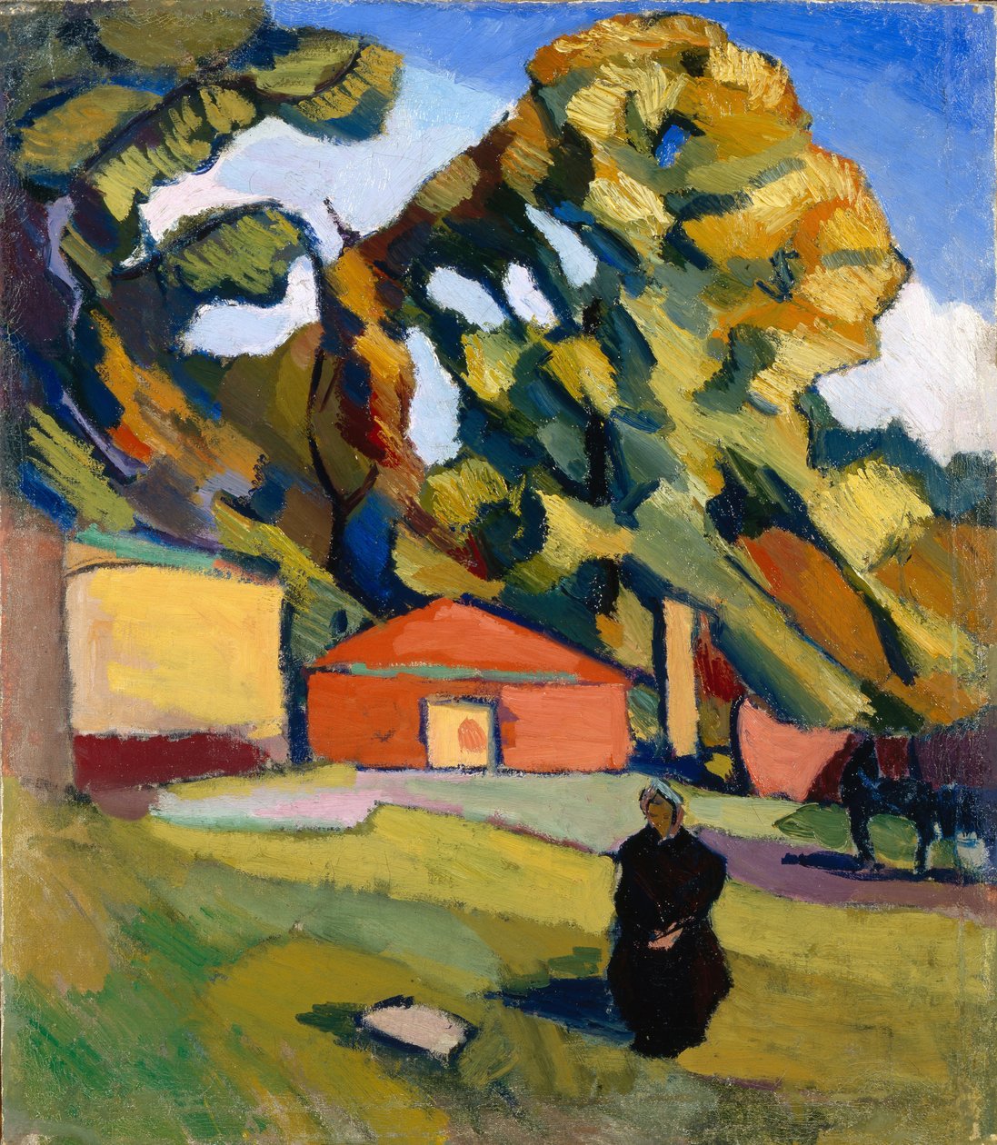 Pejzaż dekoracyjny, 1928-1929 autorstwa Konstantin Nikolayevich Istomin