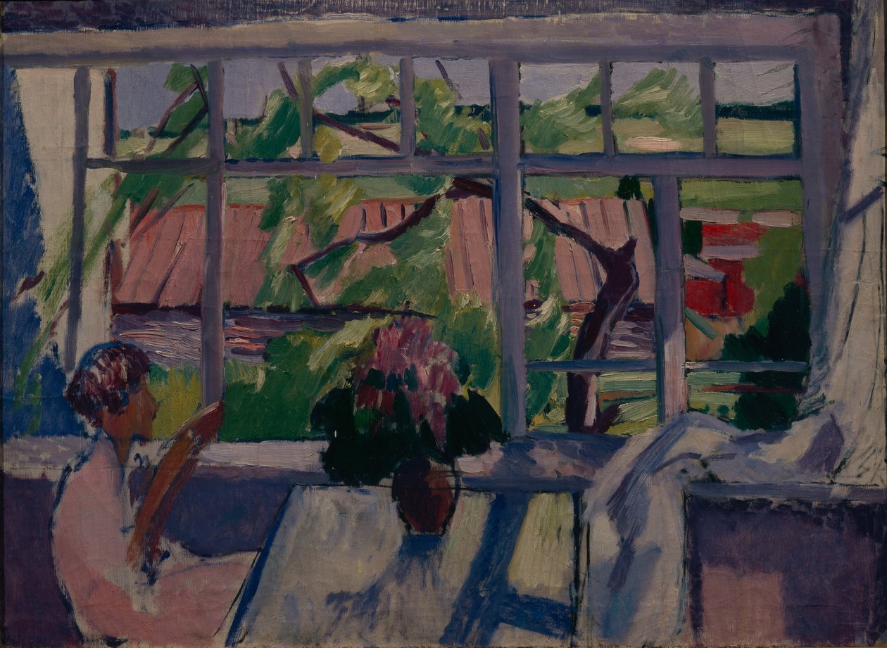Na tarasie, 1929 autorstwa Konstantin Nikolayevich Istomin