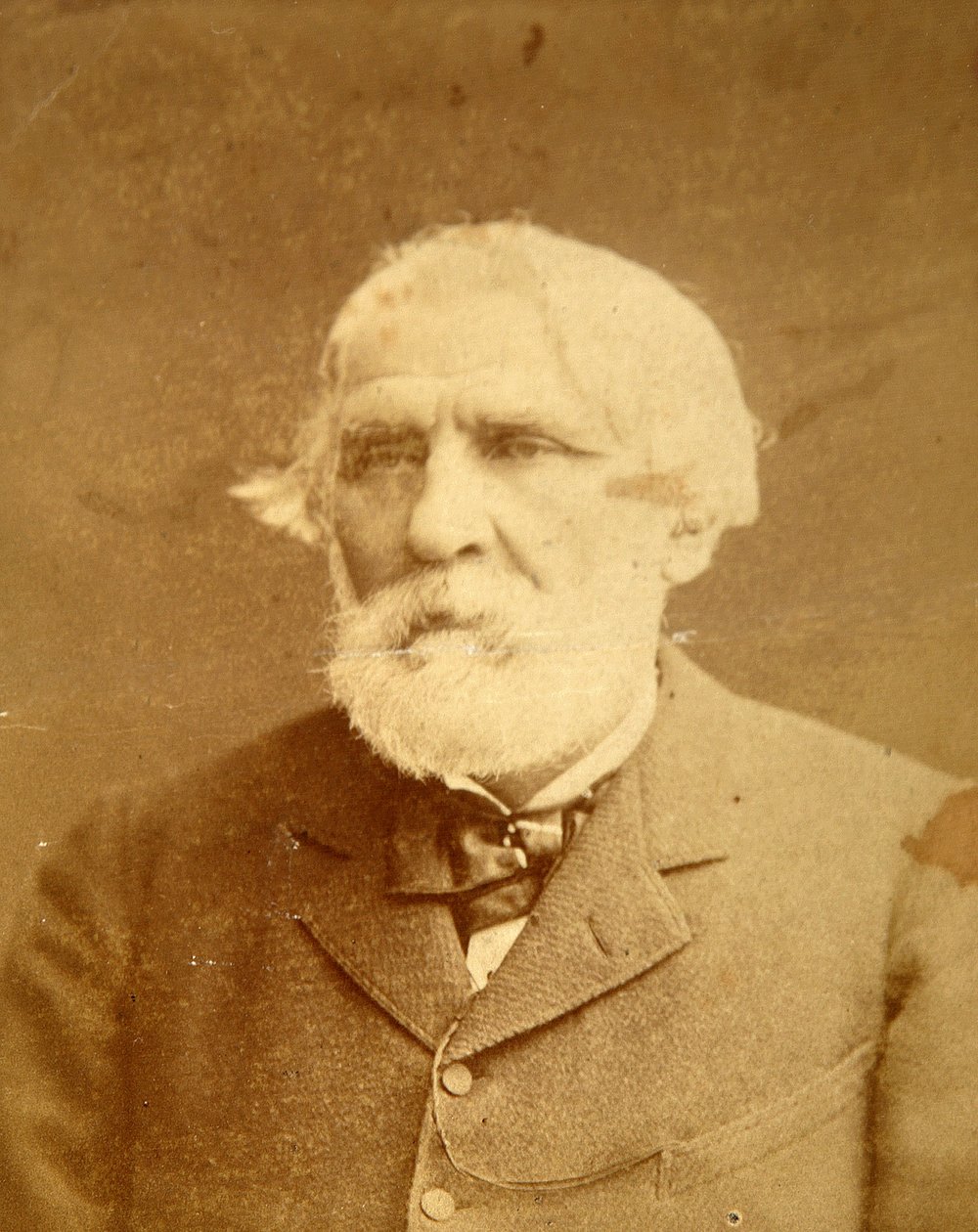 Portret autora Iwana Siergiejewicza Turgieniewa (Sergiejewicza Turgieniewa) (1818-1883). Albumin Photo Konstantina Schapiro (1839-1900) autorstwa Konstantin Schapiro