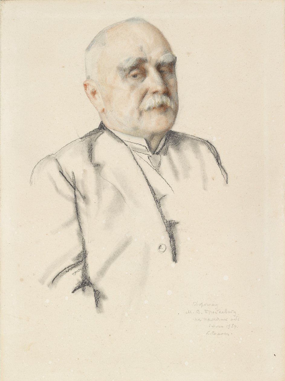 Portret Michaiła Wasiliewicza Braikevicha, 1934 autorstwa Konstantin Somov