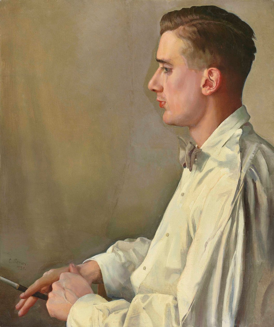Rosyjski: "Portret B. Śnieżkowskiego" Portret B. Snezhkovsky autorstwa Konstantin Somov
