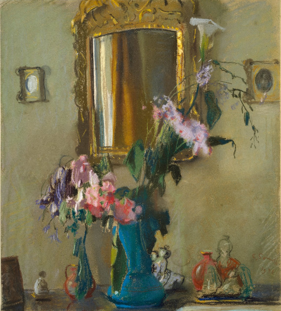 Martwa natura: wnętrze, 1931 autorstwa Konstantin Somov
