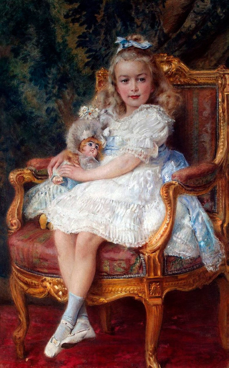 Portret wielkiej księżnej Marii Nikołajewny Rosji”, 1899–1918, 1905. autorstwa Konstantin Yegorovich Makovsky