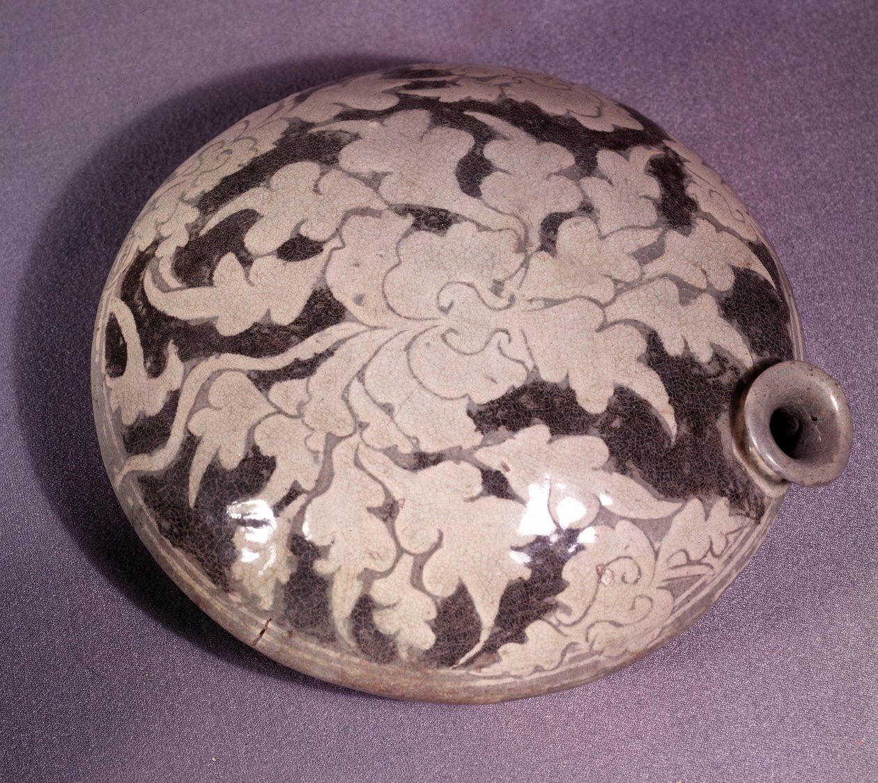 Art coreen: porcelanowa butelka wina (lub butelka). Okres Koryo autorstwa Korean School