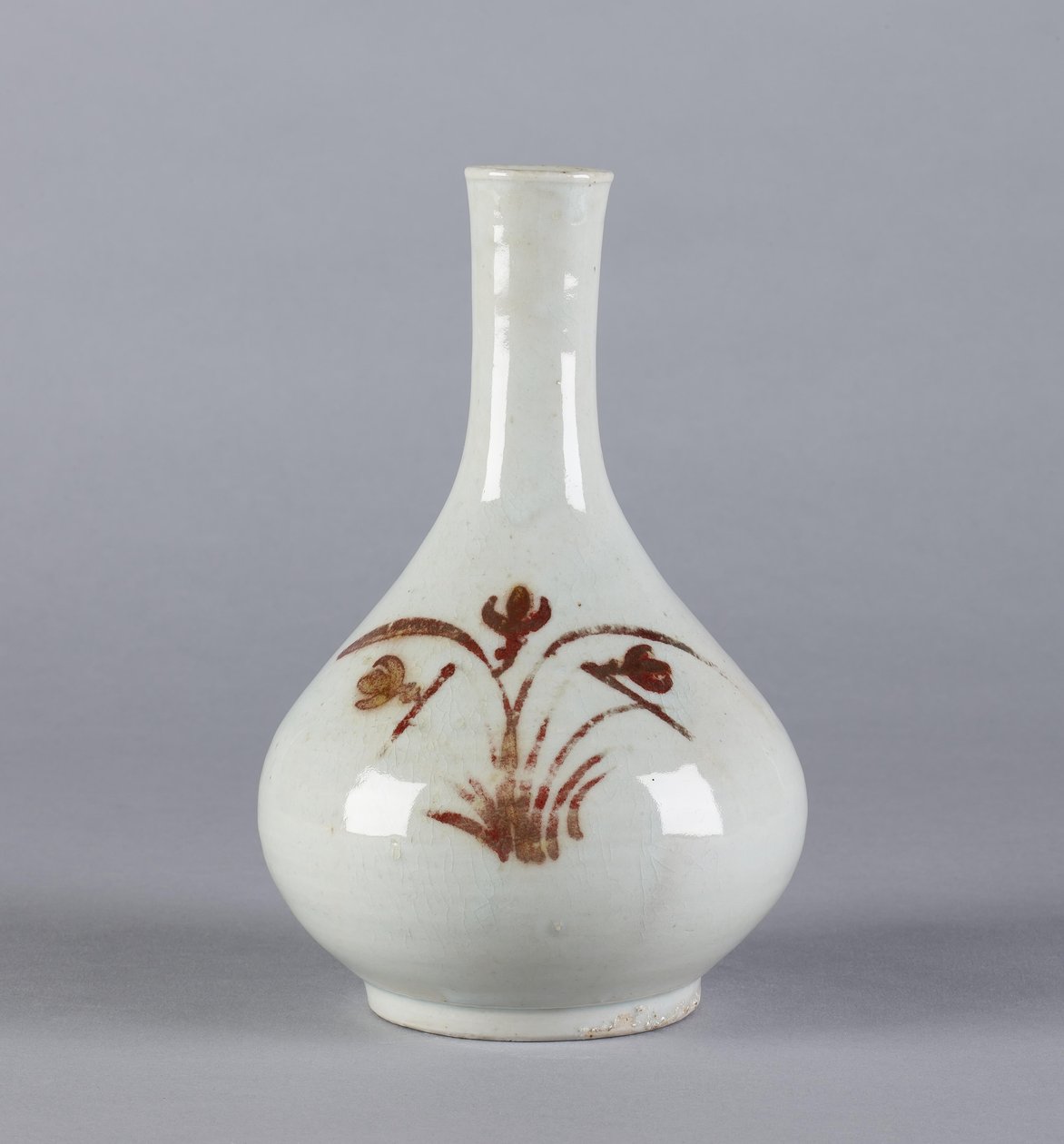 Butelka z motywem kwiatowym, dynastia Yi (ceramiczna) autorstwa Korean School
