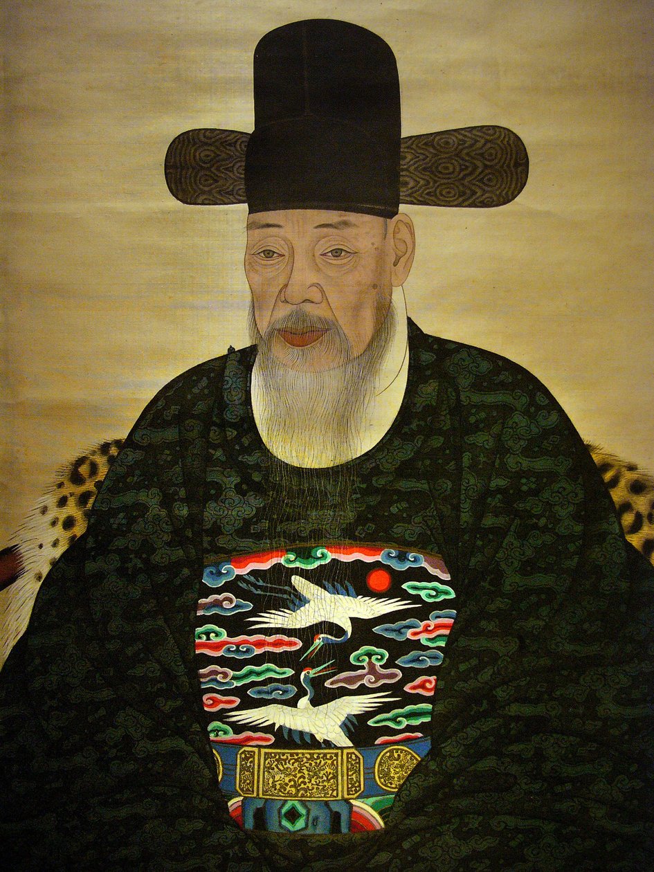 Portret Yi Gilbo (lub „Yeonan”) autorstwa Korean School
