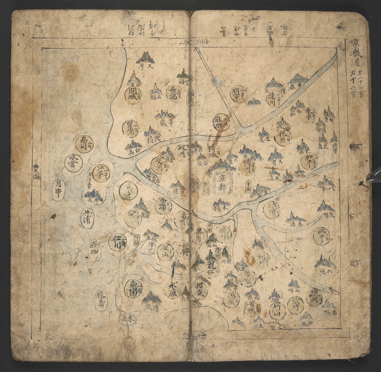 Lub. 13138, nr 1 Kyŏnggi-do, z „Yŏjido” (Atlas) autorstwa Korean School
