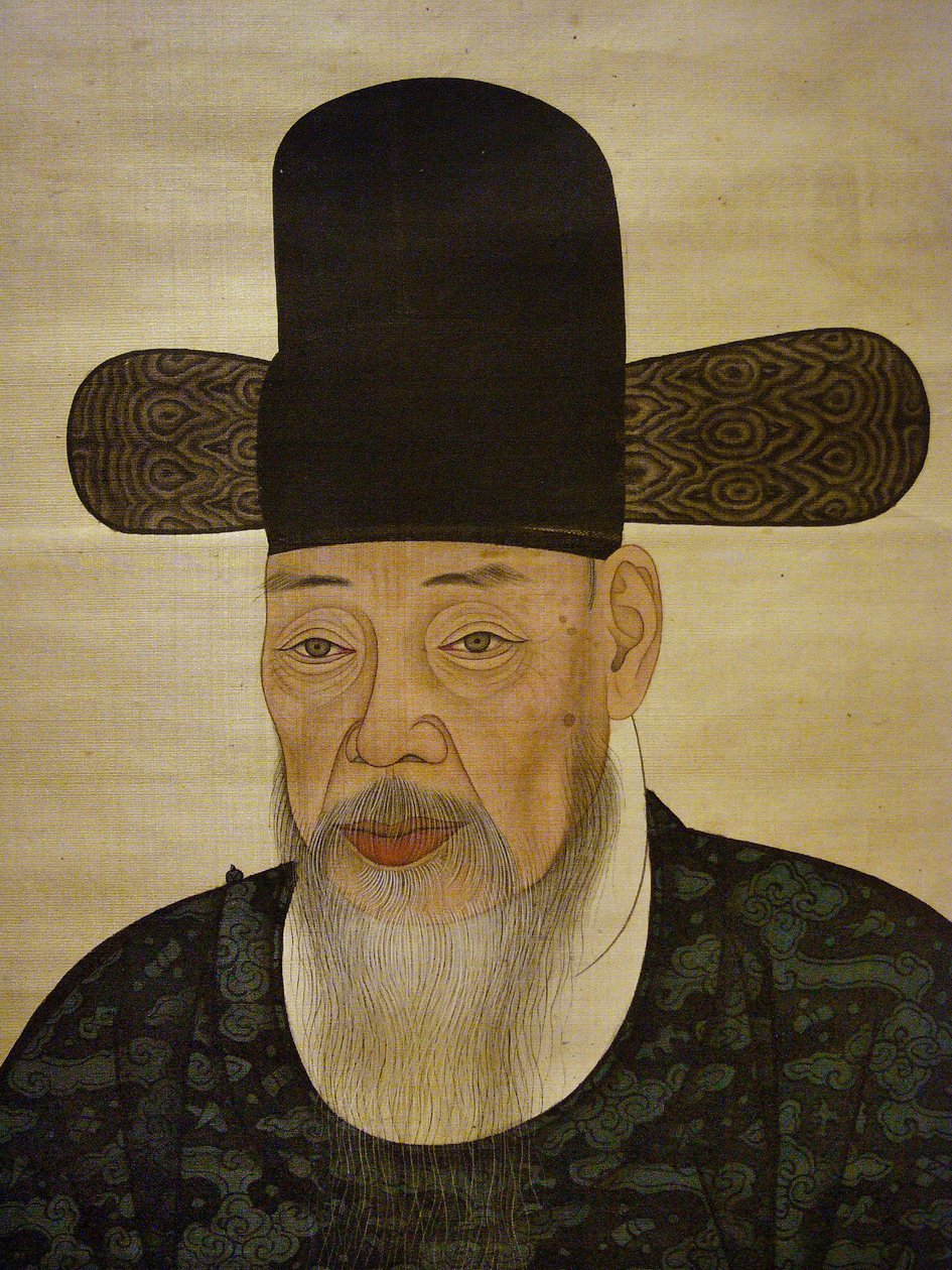 Portret Yi Gilbo (lub „Yeonan”) autorstwa Korean School