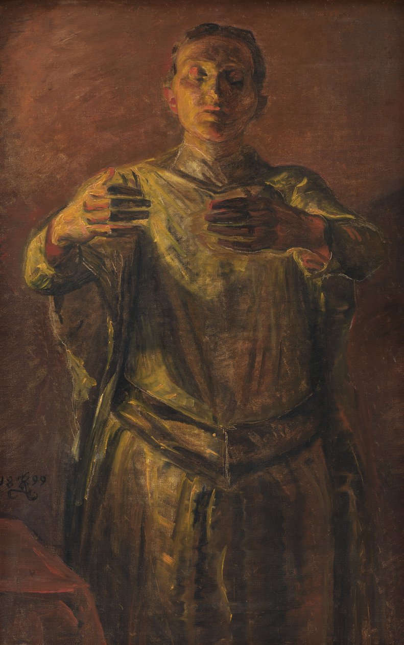 Lady Makbet. Nauka autorstwa Kristian Zahrtmann