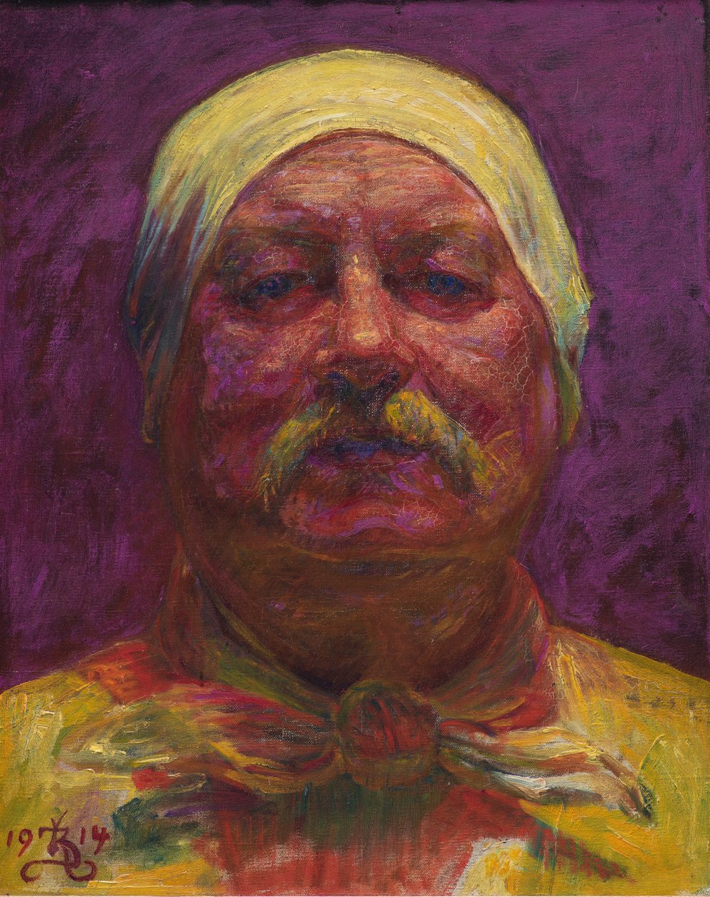 Autoportret, 1914. autorstwa Kristian Zahrtmann