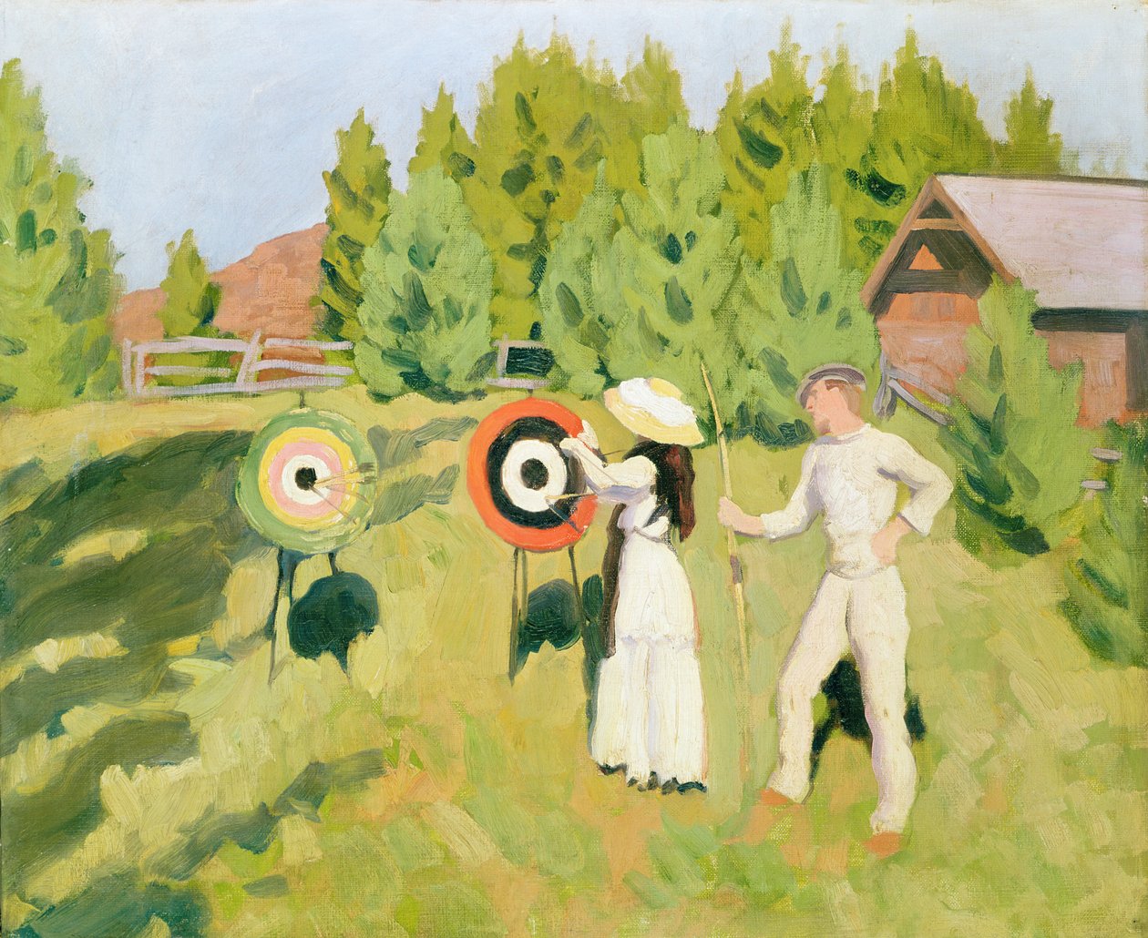 Łucznicy, 1911 autorstwa Károly Ferenczy