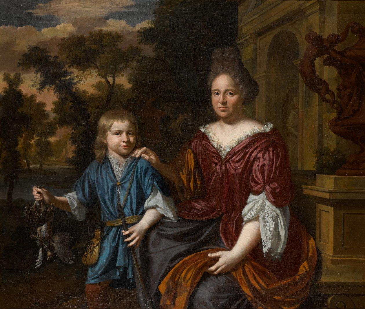 Portret kobiety z chłopcem autorstwa Krzysztof Lubieniecki
