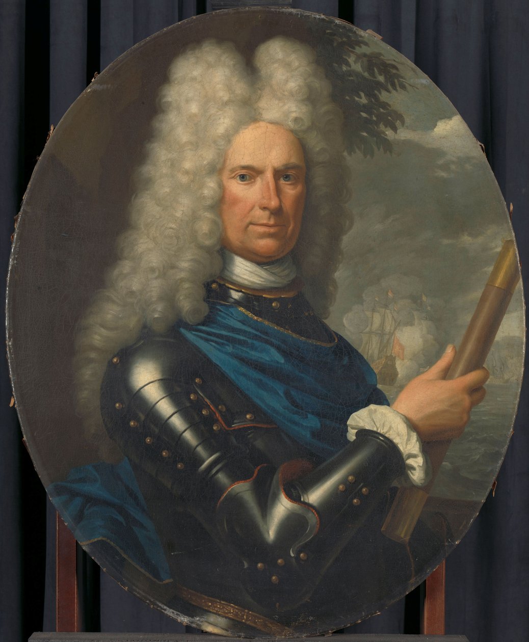 Portret kontradmirała Arenta van Burena autorstwa Krzyztof (1659-1729) Lubieniecki