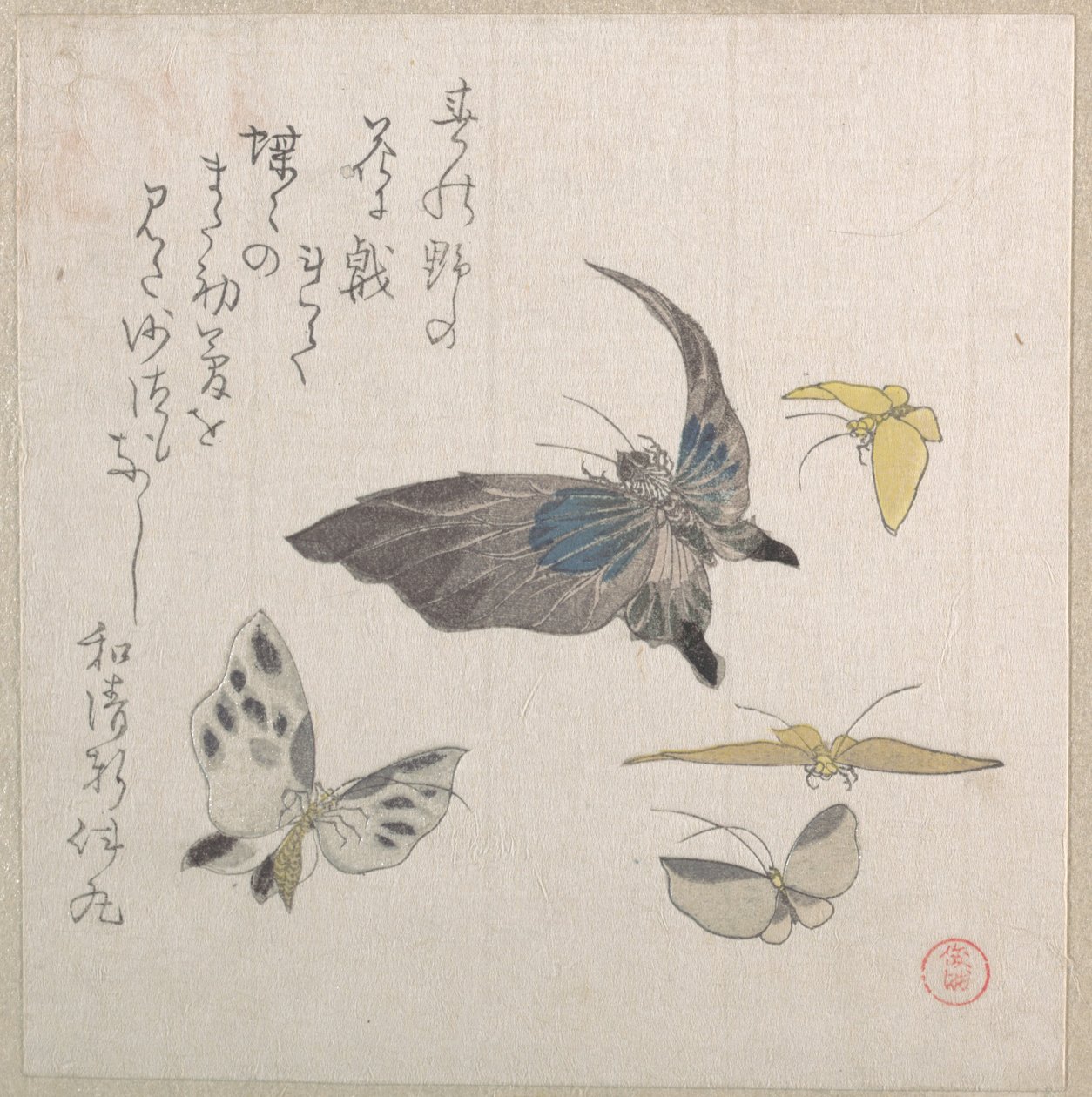 Motyle autorstwa Kubo Shunman