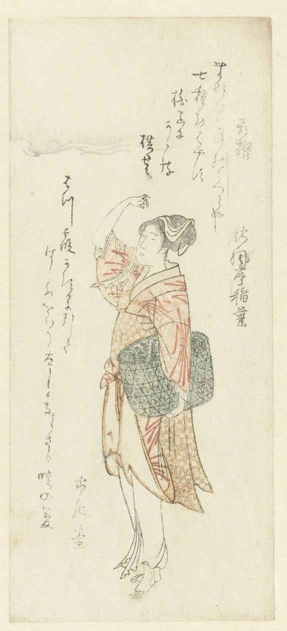 Kobieta rybaka autorstwa Kubota Shunman (attributed to)