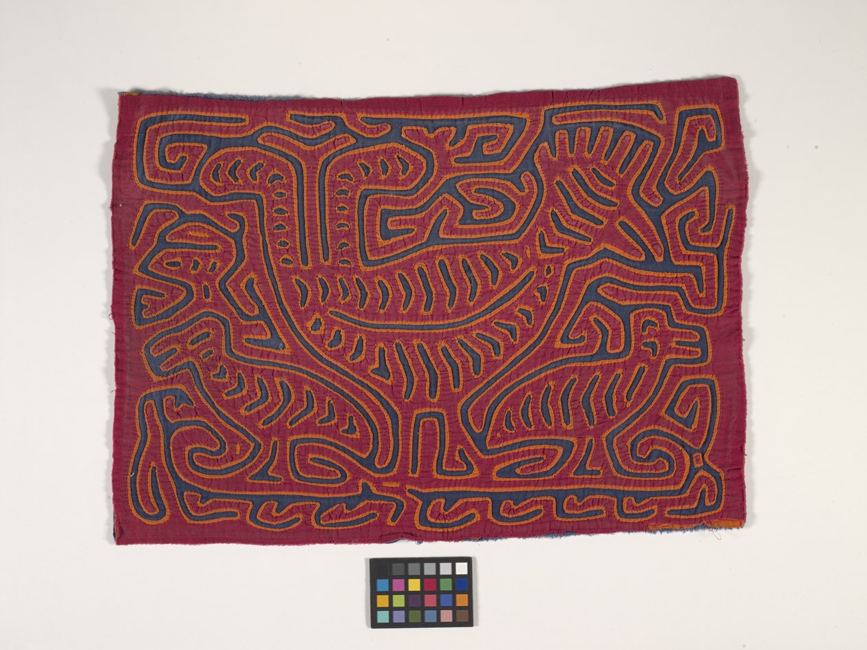 Panel koszuli (Mola) (zdjęcie) autorstwa Kuna Indian Culture