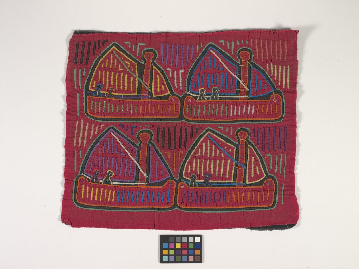 Panel koszuli (Mola) (zdjęcie) autorstwa Kuna Indian Culture