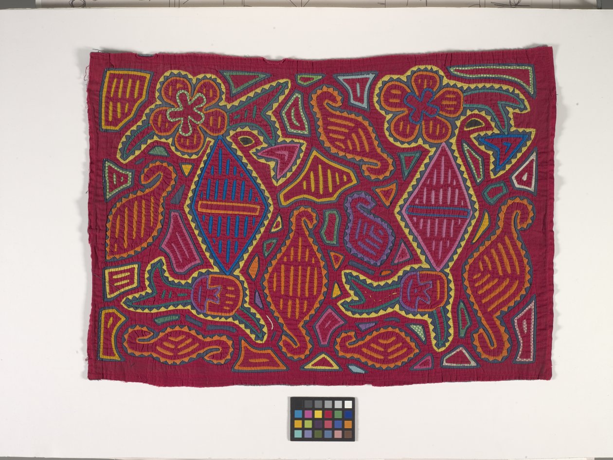 Panel koszuli (Mola) (zdjęcie) autorstwa Kuna Indian Culture