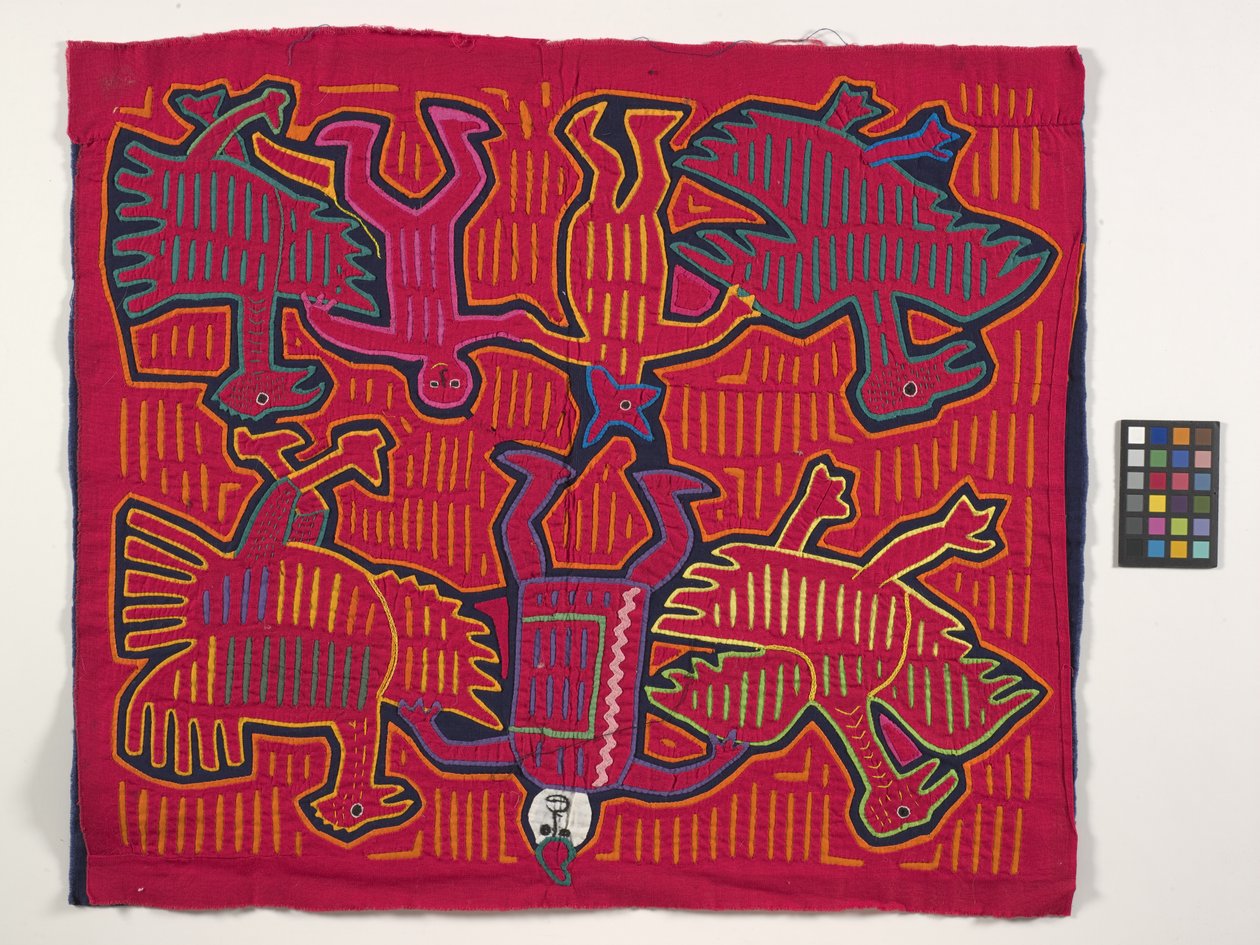 Panel koszuli (Mola) (zdjęcie) autorstwa Kuna Indian Culture
