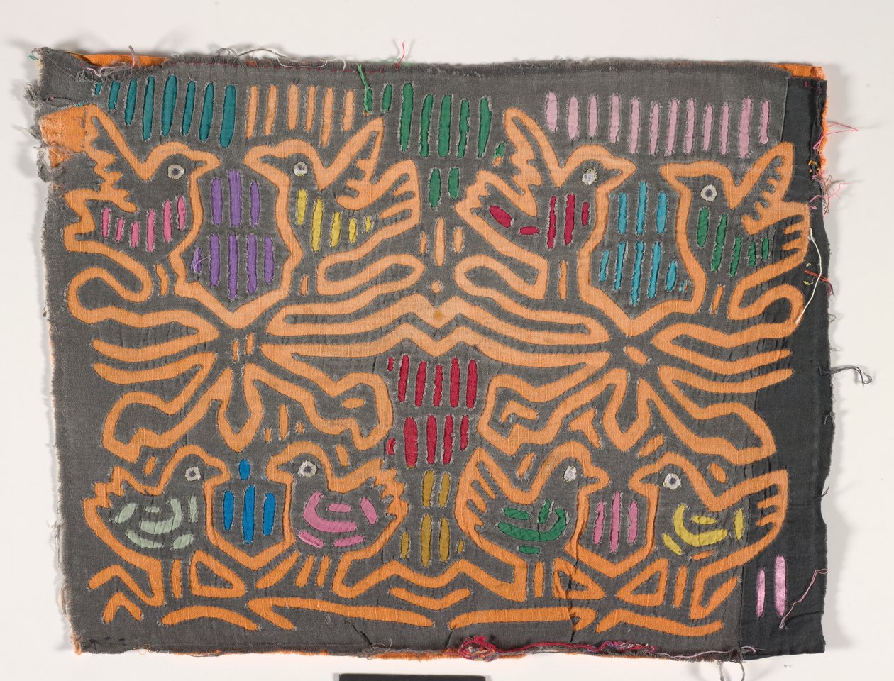 Painel de camisa (mola), c.1950 (algodão aplicado) polonês autorstwa Kuna Indian Culture
