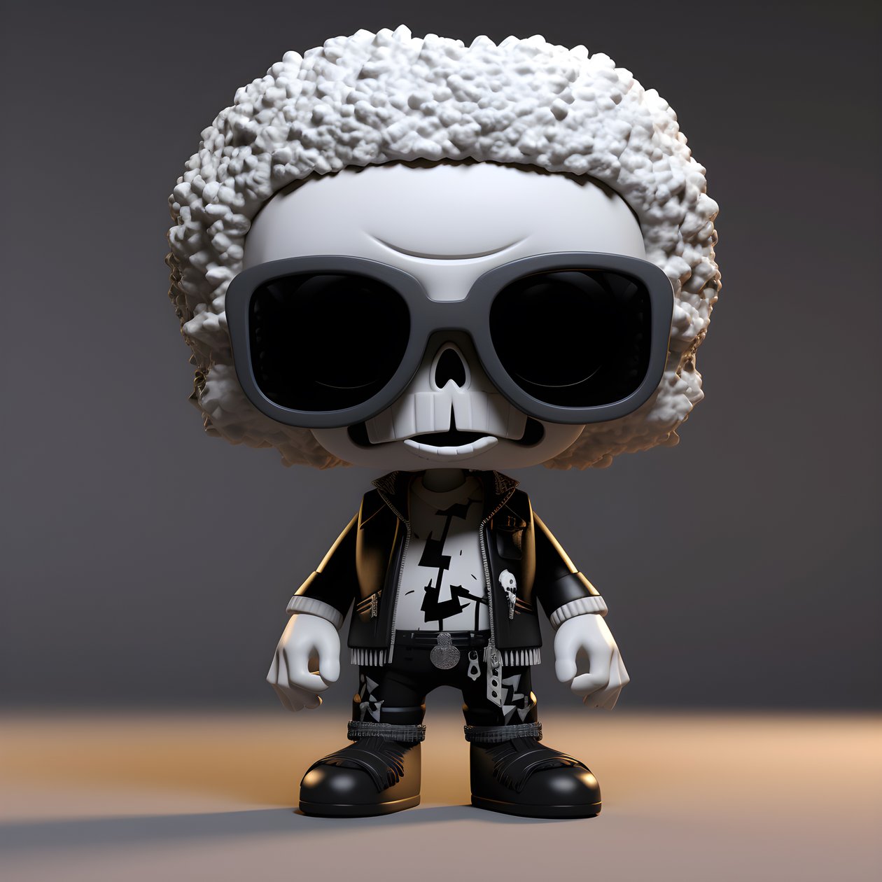 Mały szkielet Chibi 1 autorstwa Kurt Heppke
