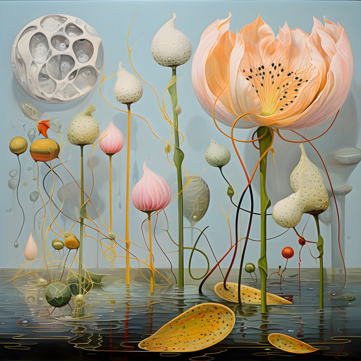 Lotusblumensamenschoten 2 autorstwa Kurt Heppke