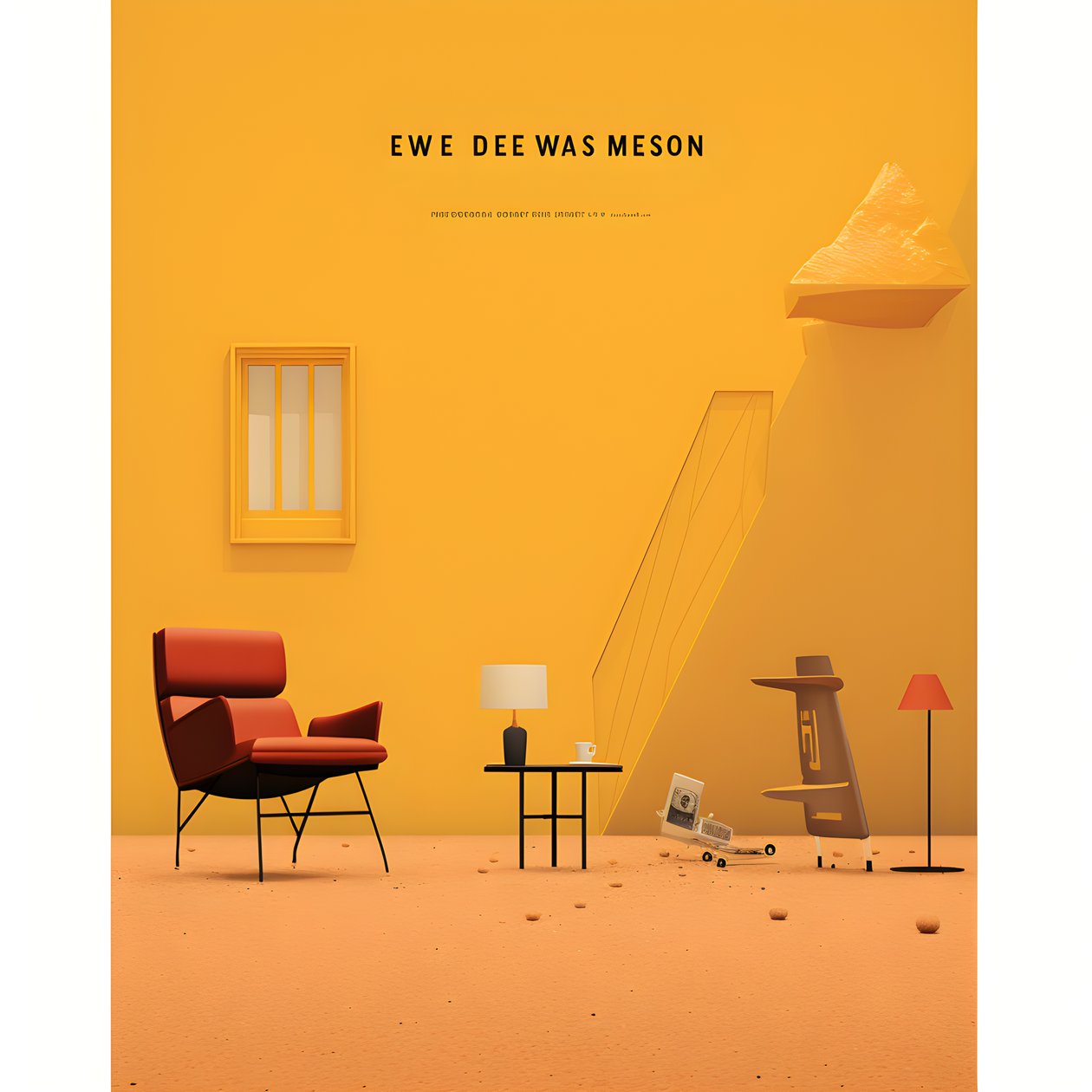 Minimalistyczny plakat przygodowy 4 autorstwa Kurt Heppke