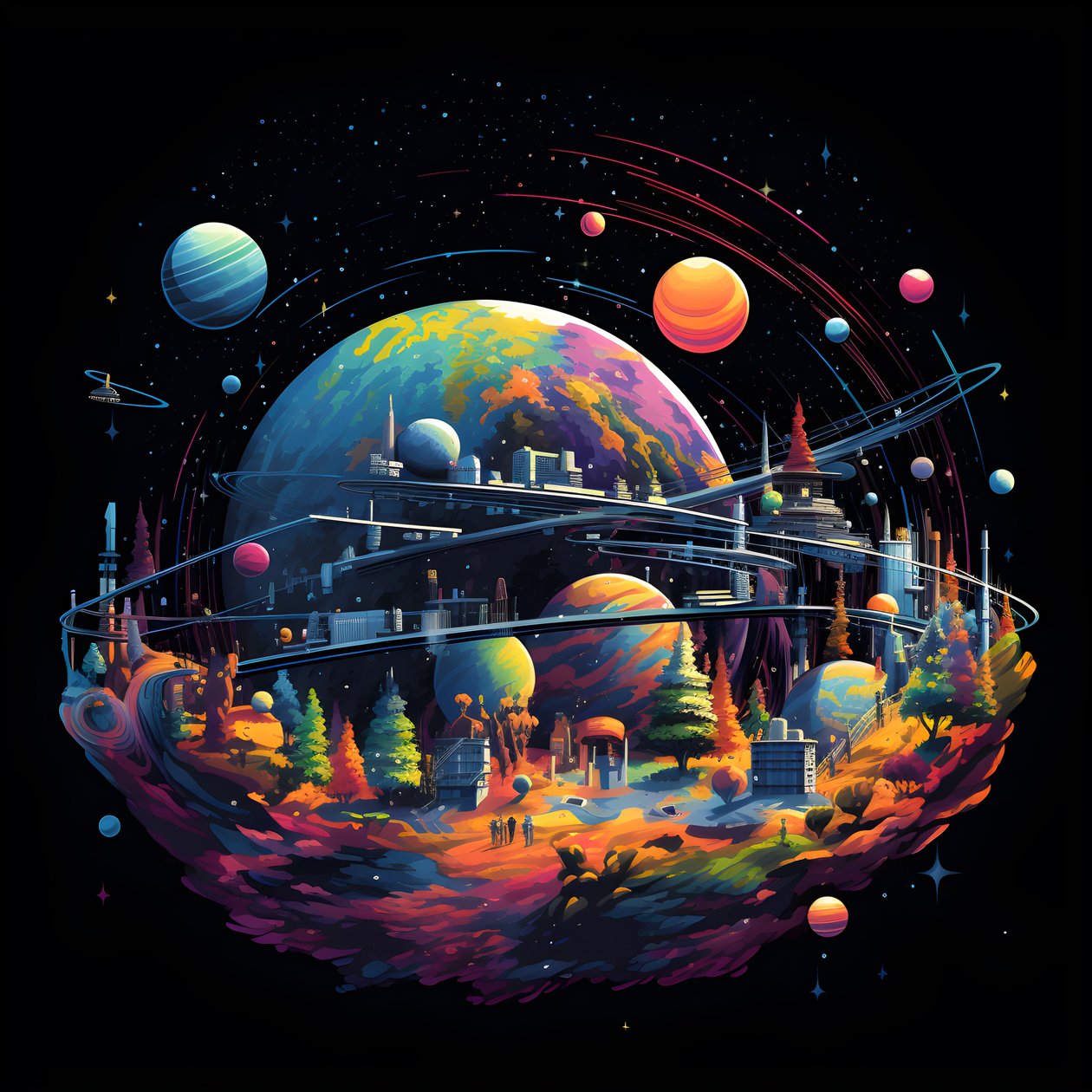 Planetarium w kosmosie 2 autorstwa Kurt Heppke