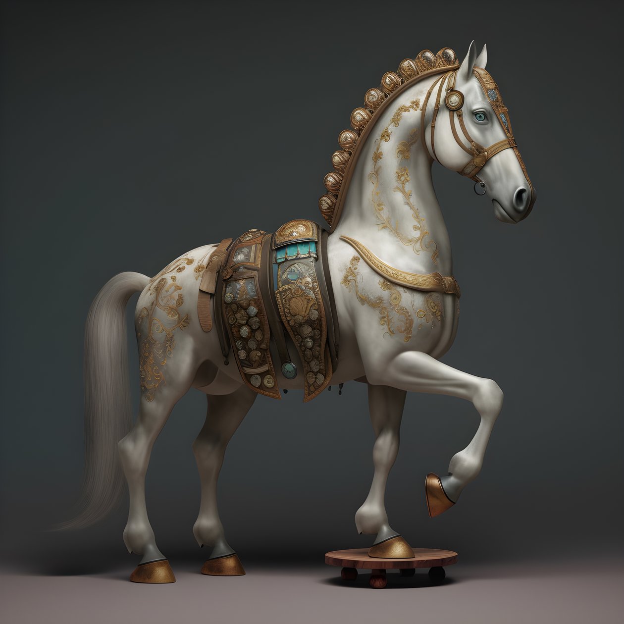 antropomorfy Pferd 3 autorstwa Kurt Heppke