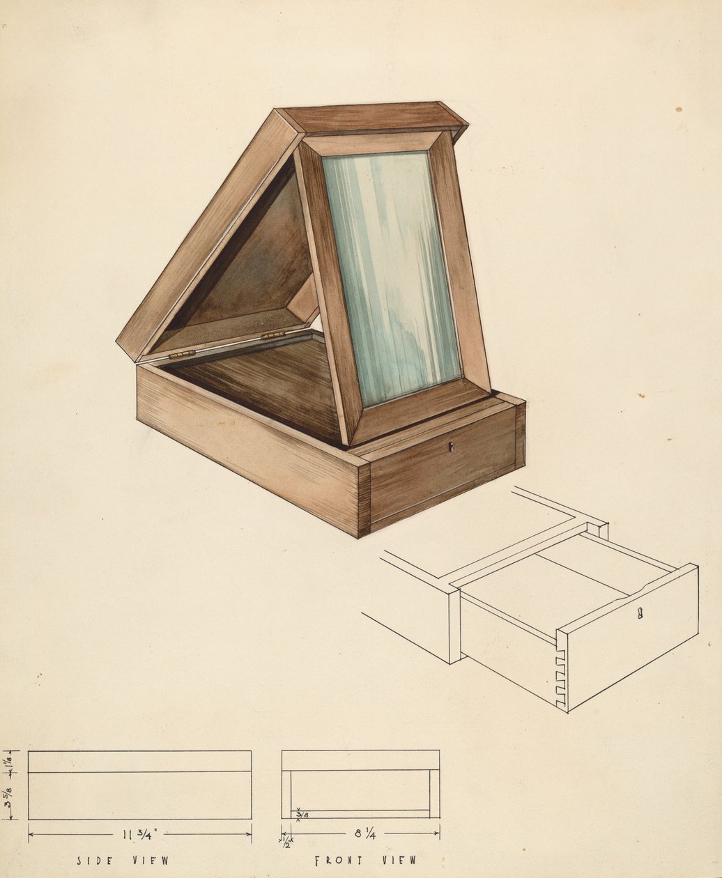 Bishop Hill: garderoba, 1936. autorstwa Kurt Melzer
