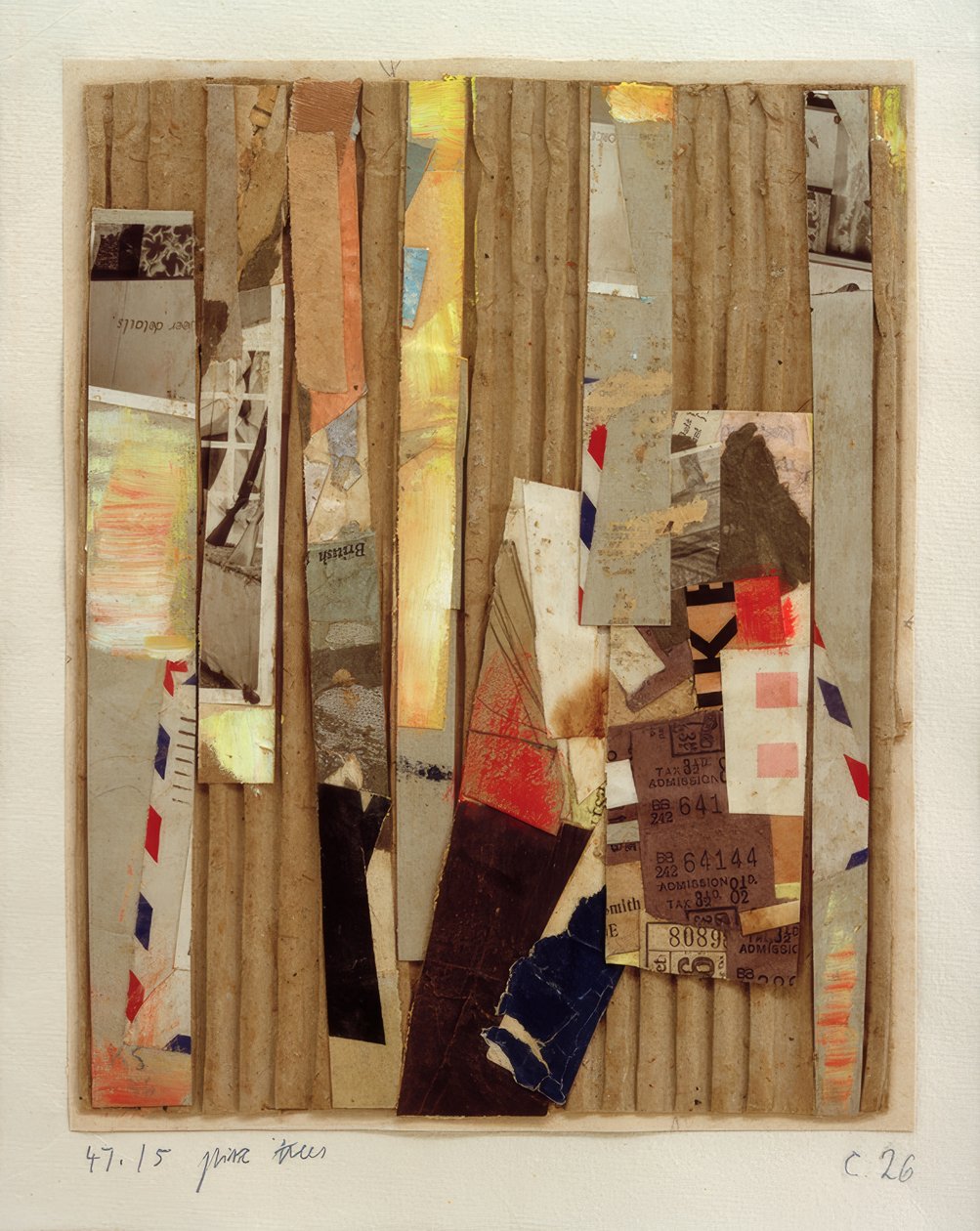 47. 15 sosny ok 26 autorstwa Kurt Schwitters