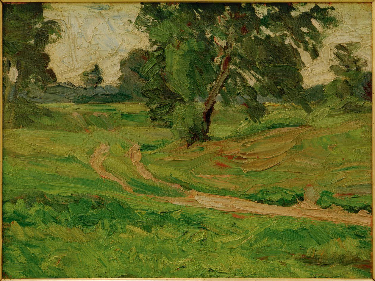 Krajobraz A 1. Przesilenie letnie autorstwa Kurt Schwitters