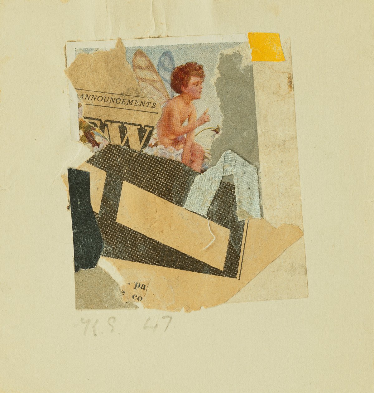 Ogłoszenia, 1947 autorstwa Kurt Schwitters