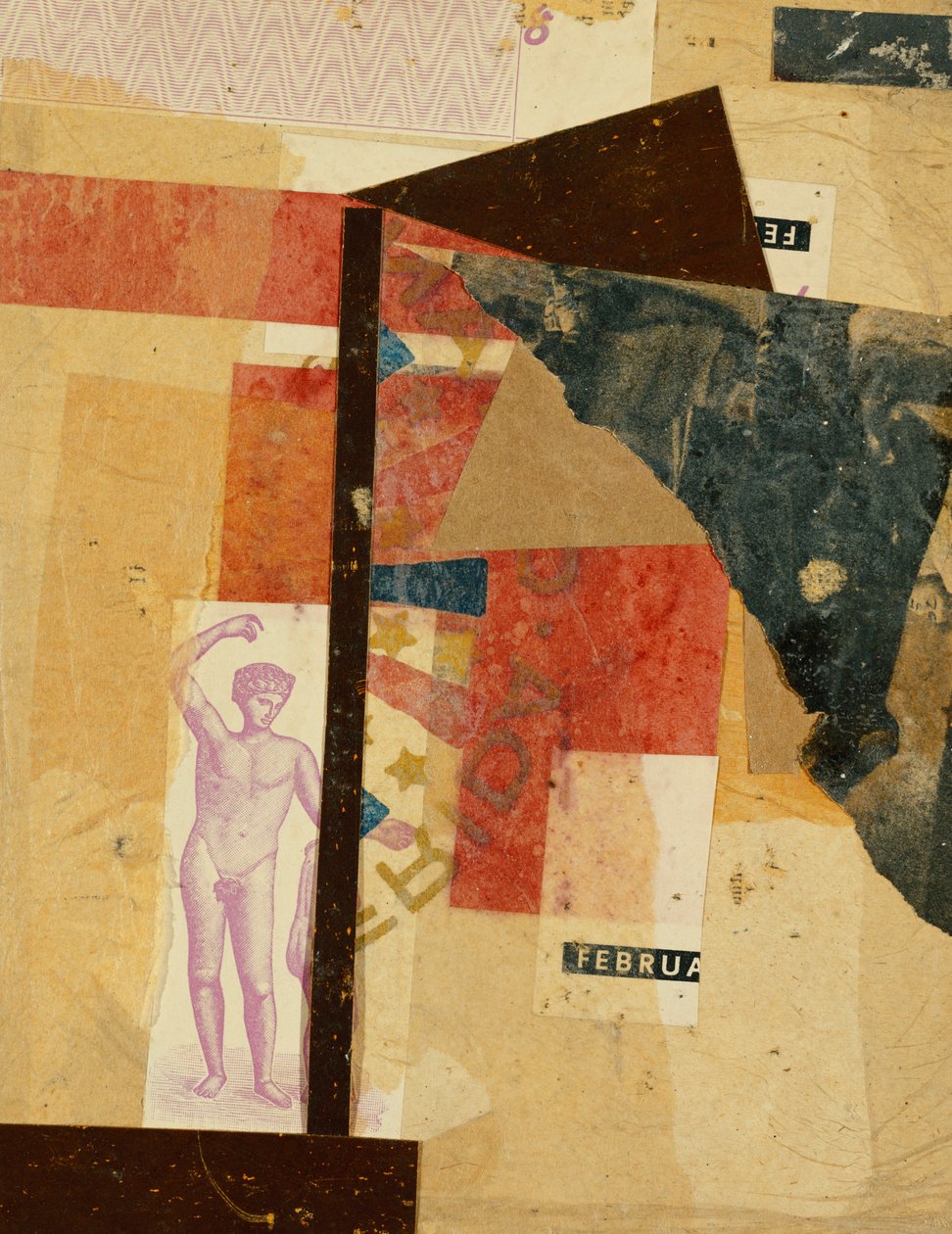 Apollo w lutym; Apollo w lutym 1945 r. autorstwa Kurt Schwitters