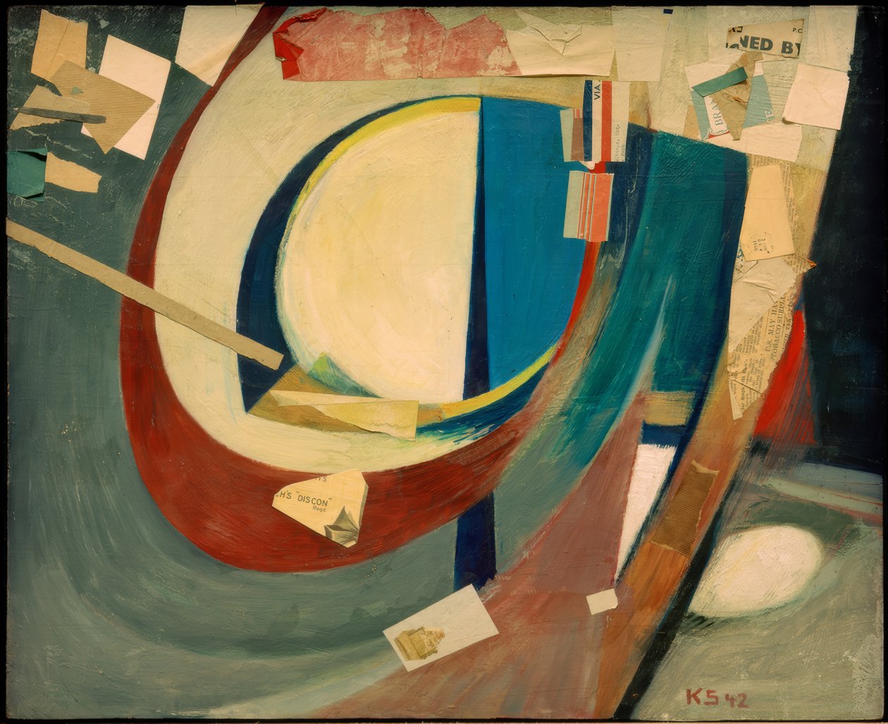 Streszczenie obrazu Skoyen II autorstwa Kurt Schwitters