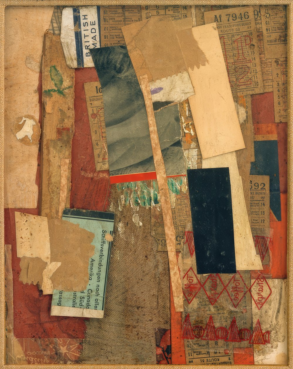 Wyprodukowane w Wielkiej Brytanii autorstwa Kurt Schwitters
