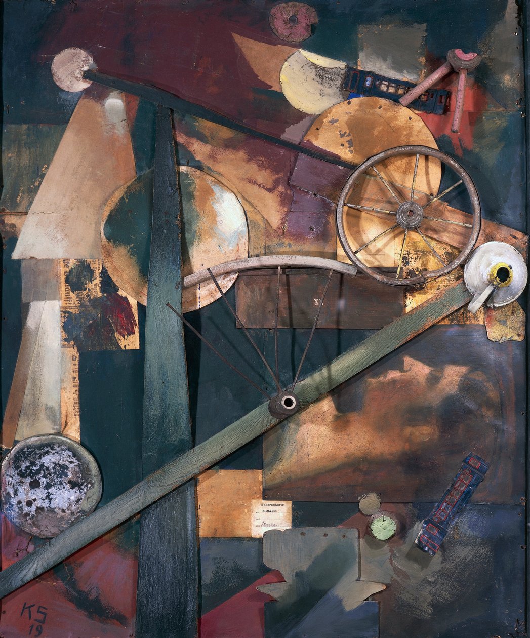 Konstrukcja dla szlachetnych pań autorstwa Kurt Schwitters