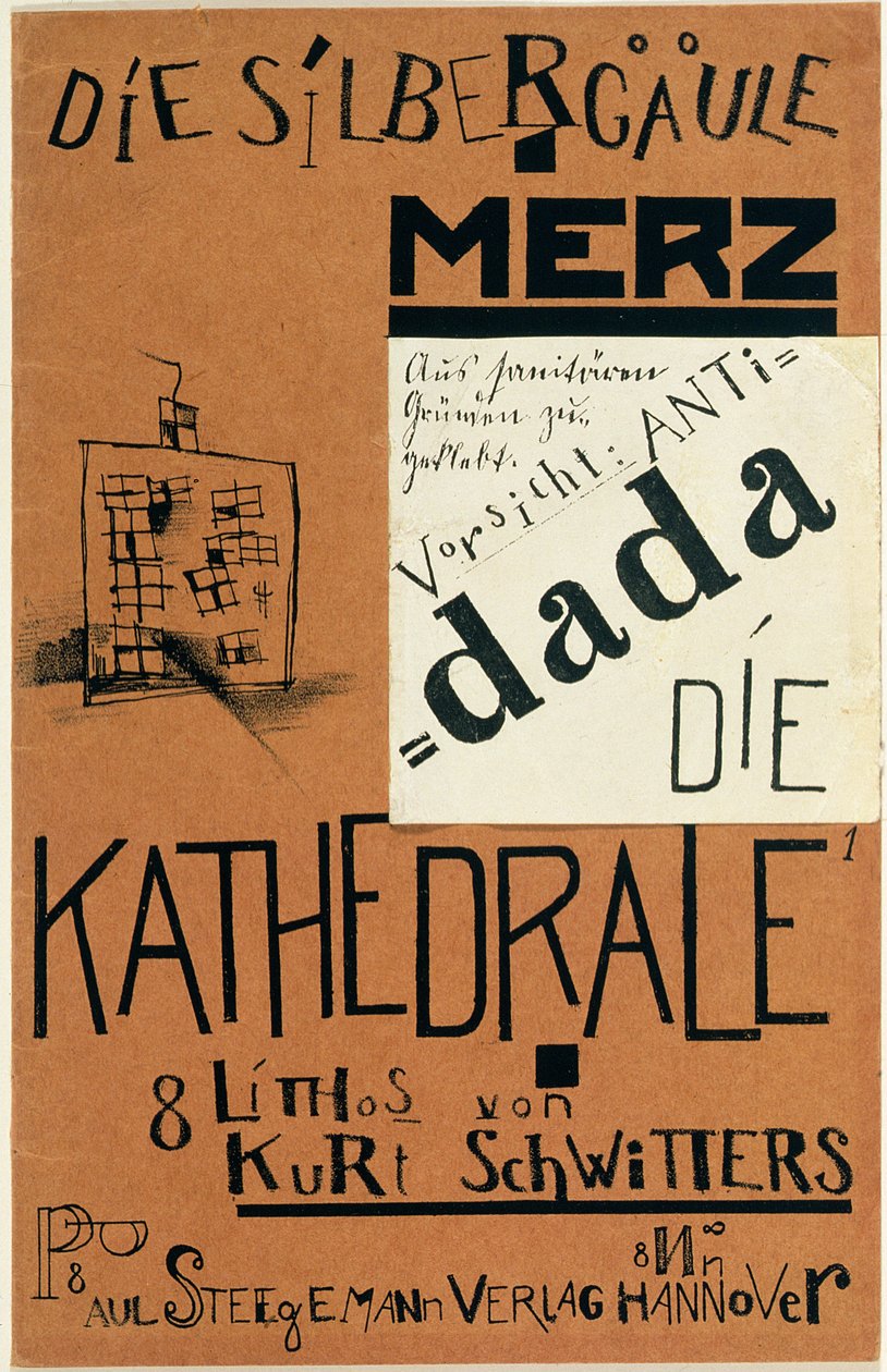 Okładka „Die Kathedrale” Kurta Schwittersa, wydana ok. 1920 r. autorstwa Kurt Schwitters