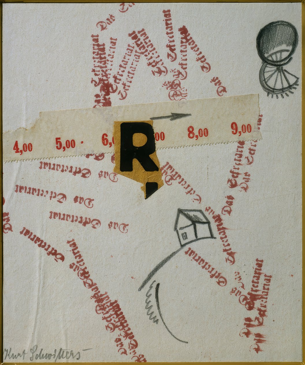 Sekretarka autorstwa Kurt Schwitters