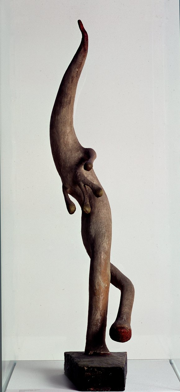 Figurka tancerza zmęczenia autorstwa Kurta Schwittersa (1887-1948) Londyn, E.L.T. Miesiączka autorstwa Kurt Schwitters