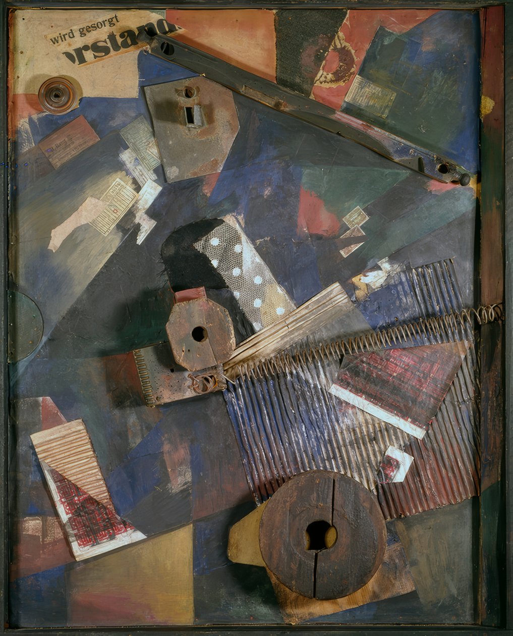 Merz budowlany. Siły przemieszczone autorstwa Kurt Schwitters