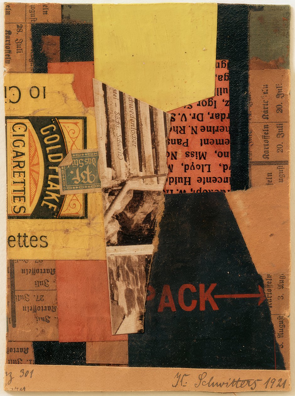 Merz 301 - ziemniaki autorstwa Kurt Schwitters