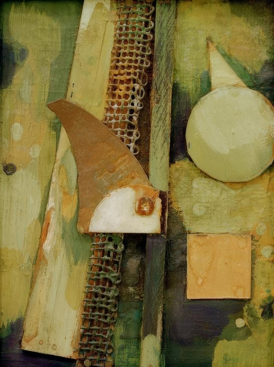 Merzbild 35 A autorstwa Kurt Schwitters
