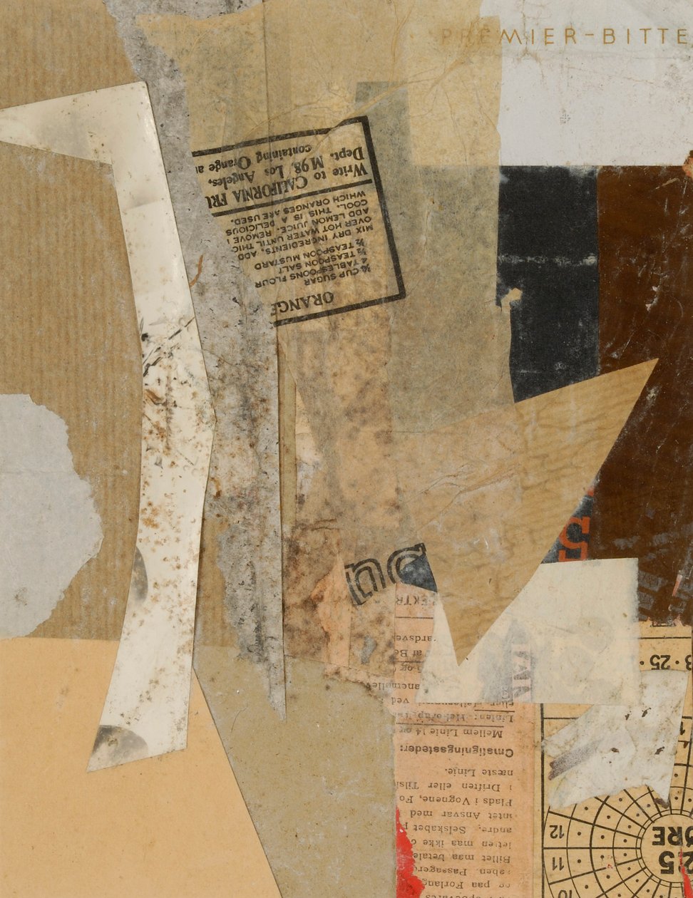 Proszę, 1946 autorstwa Kurt Schwitters