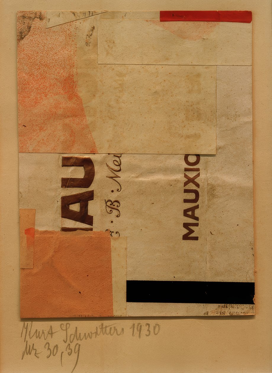 rozproszone0,39 autorstwa Kurt Schwitters