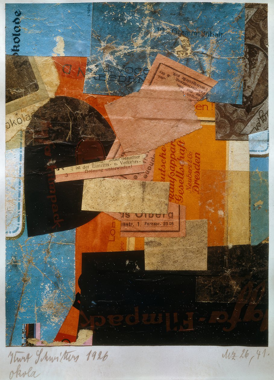 Mz 26.41 okoła autorstwa Kurt Schwitters