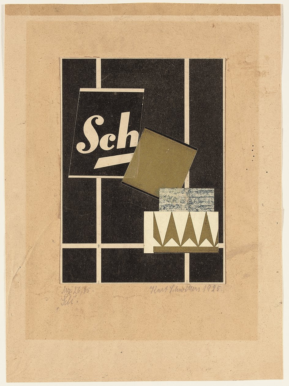 Mz 26.45 Sch. autorstwa Kurt Schwitters