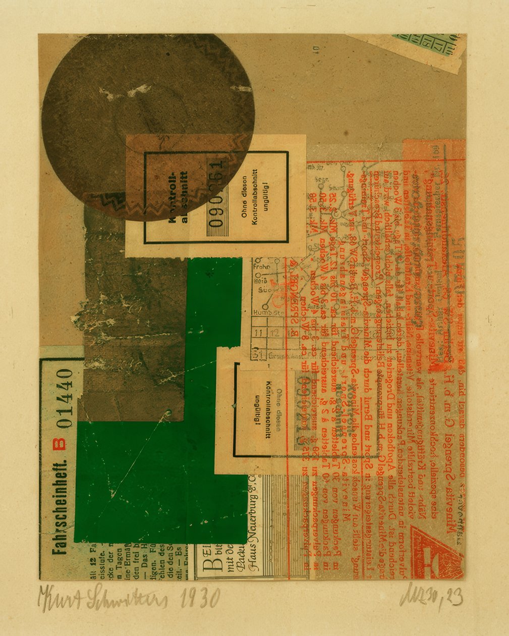 Mz 30,23 autorstwa Kurt Schwitters