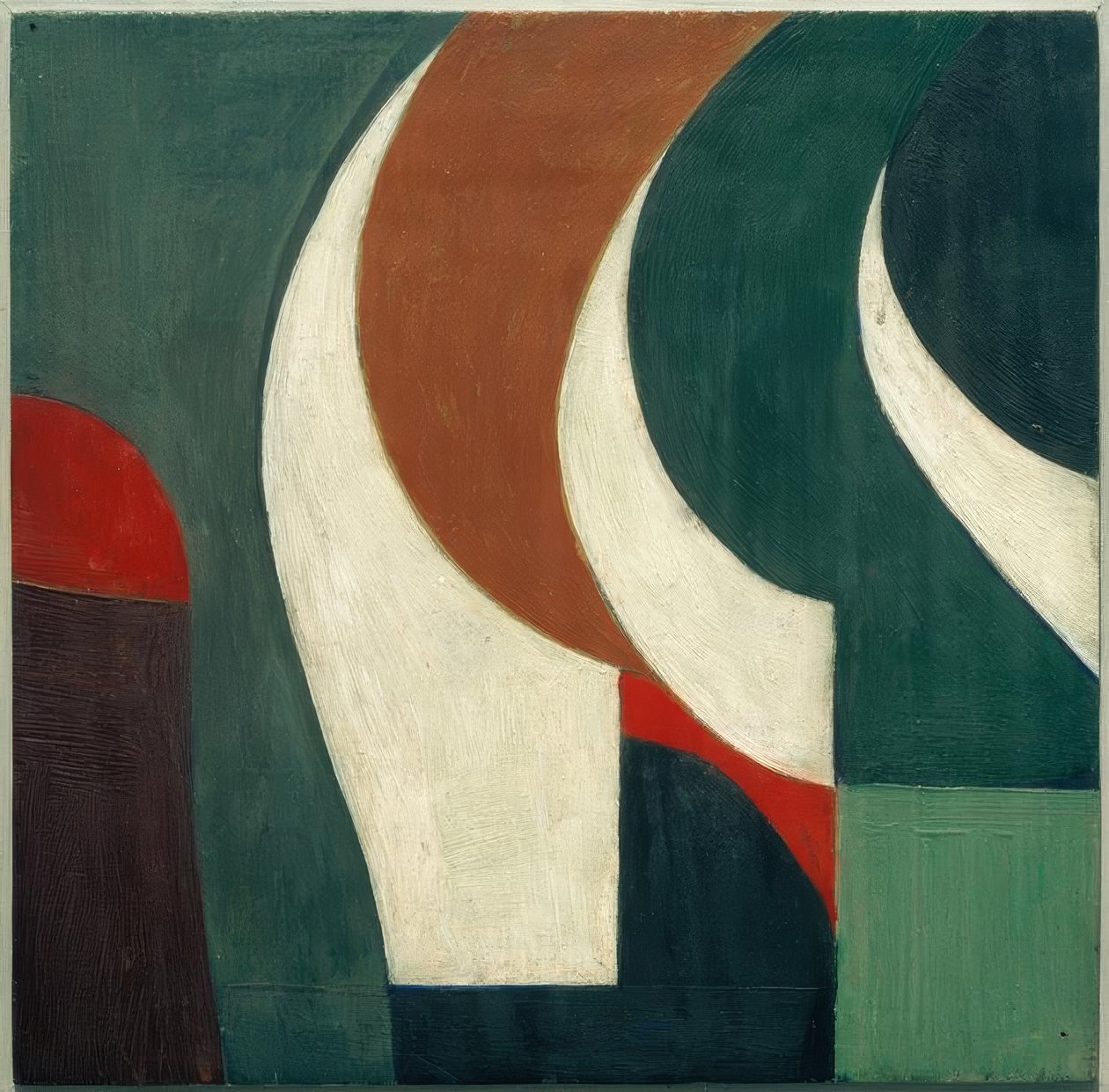 Bez tytułu (zdjęcie z trzema białymi sierpami) autorstwa Kurt Schwitters